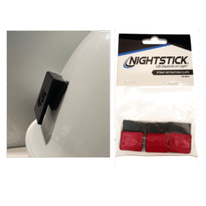 Clipe de Retenção Para Tira Elástica - Pacote com 3 Unidades  Nightstick TB-NS-SRC1