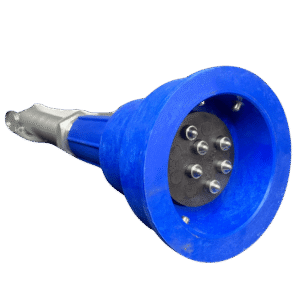 Plug Óptico Azul Dixon com 3 fenda e 6 pinos