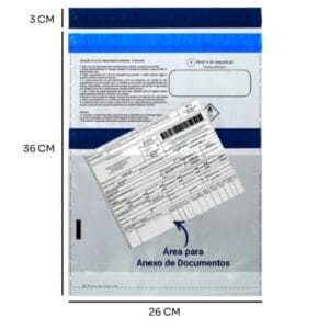 Envelope Amostra Testemunha  ANP - 26x36cm Com Bolsa - 500 Un.