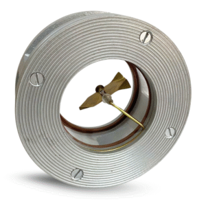 Visor de Fluxo Tubular Transparente de Alumínio